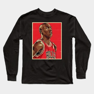 BASKETBALLART - GOAT POSTER Long Sleeve T-Shirt